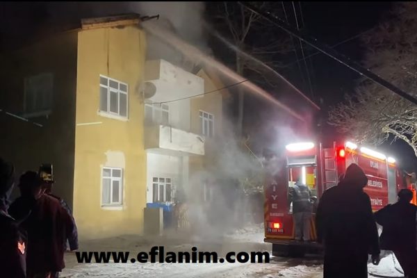 Eflani Osmanlar Köyü Yangın